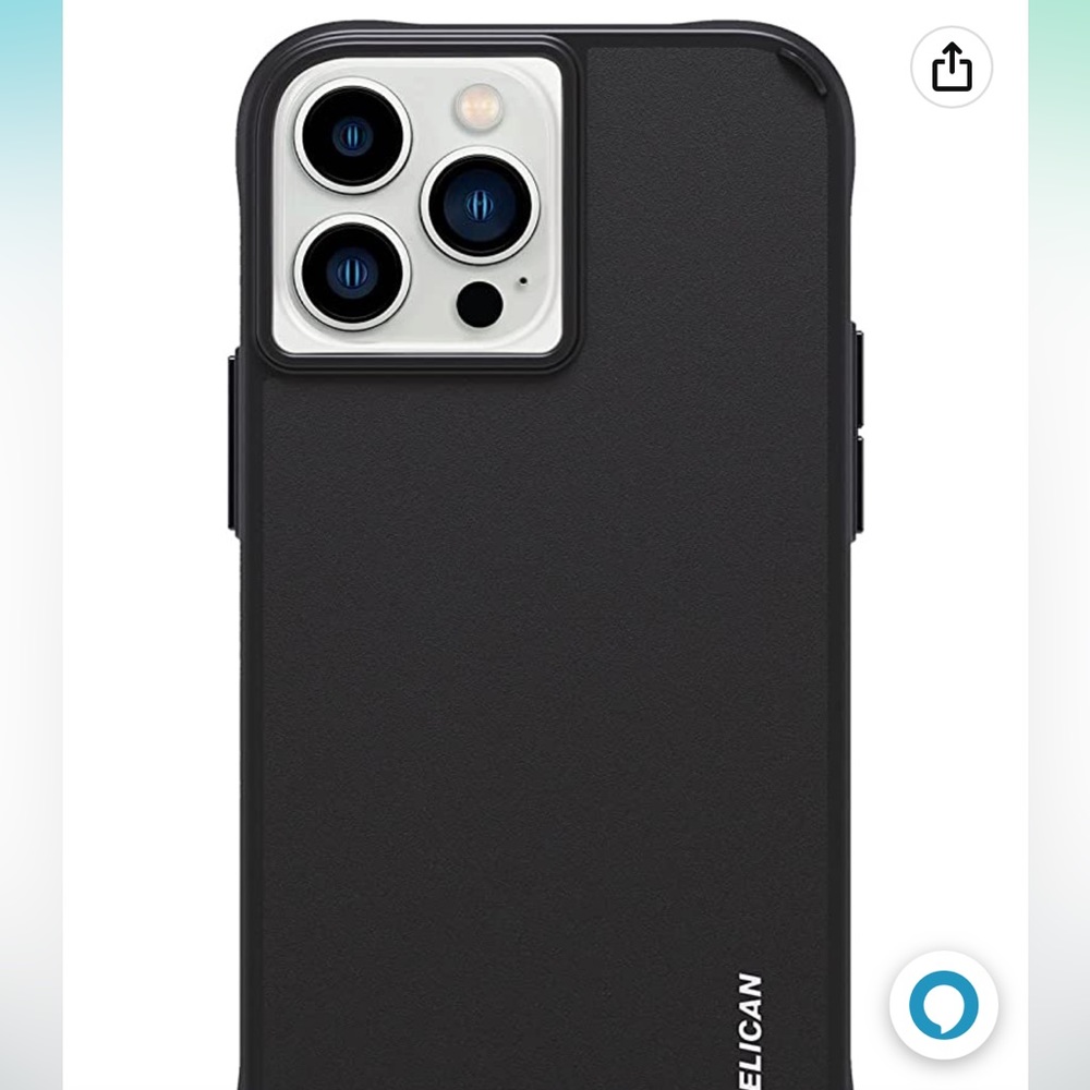 {Pelican} Adventurer (Black) iPhone Case - 13 Pro